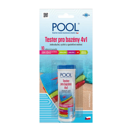 Tester for measuring pH and chlorine in pool water LAGUNA Pool 4in1