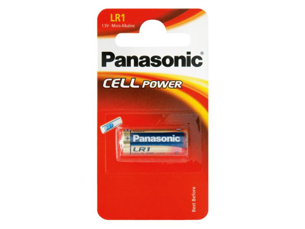 Battery LR1 (E90) PANASONIC Cell Power alkaline 1pc / blister