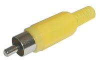 CINCH connector (plastic) yellow