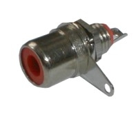 CINCH plug contact (metal) red