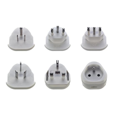 Travel adapter SOLIGHT PA20 universal from the Czech Republic for 150 countries