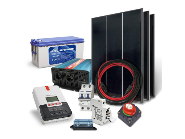 Off grid set SOLARFAM 540Wp, 12V, battery 200Ah, invertor 230VAC 2000W