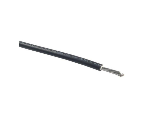 Solar cable 10mm2, 1500V, black