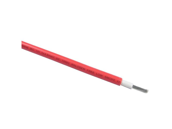 Solar cable 4mm2, red