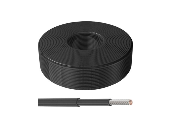 Solar cable 6mm2, 1500V, black, 100m GETI GF-C05