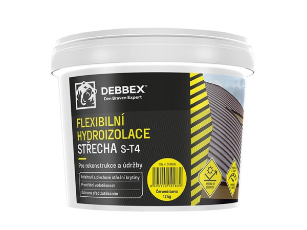 Flexible waterproofing ROOF S-T4 DEBBEX grey 5kg