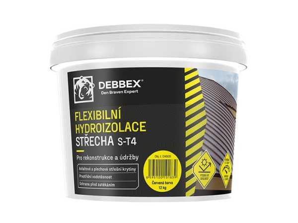 Flexible waterproofing ROOF S-T4 DEBBEX black 5kg