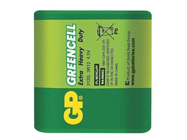 Battery 3R12 (4,5V-flat) GP Greencell 1pc / shrink