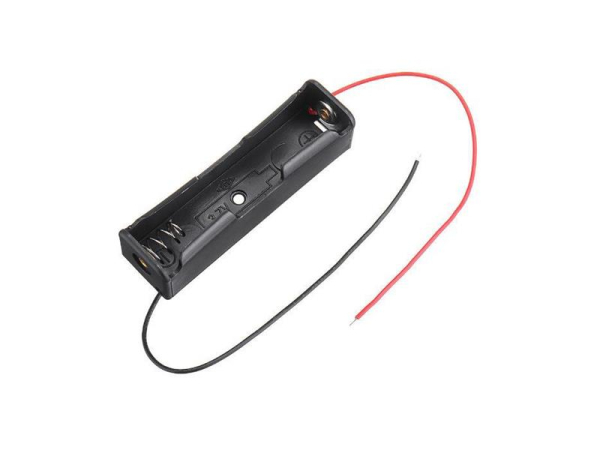 Battery case, 18650 cell with terminals