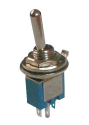 Toggle switch     2pol./3pin  ON-ON (mini)
