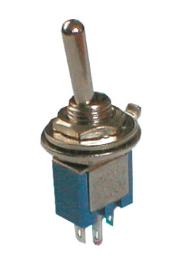 Toggle switch     2pol./3pin  ON-ON (mini)
