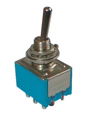 Toggle switch    3pol./9pin  ON-OFF-ON 12V
