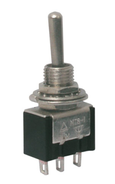Toggle switch    3pol./3pin  (ON)-OFF-(ON)