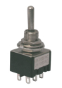 Toggle switch    3pol./6pin  (ON)-OFF-(ON)