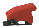 Toggle swich  with protection cover - red