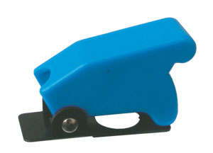 Toggle swich  with protection cover - blue