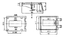 Rocker switch     plastics case