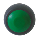 Push-button switch  OFF-(ON)  (rounded) middle -green