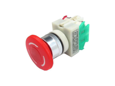 Emergency Button Red LAY37 6A 250V OFF-ON/ON-OFF