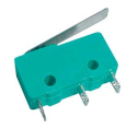 Micro switch ON-(ON)  5A (with lever) L=21