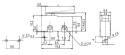 Micro switch ON-(ON)  5A (with lever) L=21