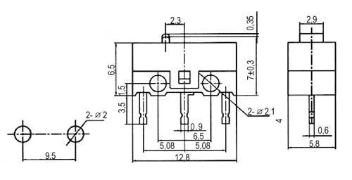 Micro switch 12V mini