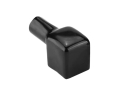 Protective cover for the battery terminal, black, size 16x16x14mm