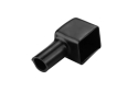 Protective cover for the battery terminal, black, size 16x16x14mm