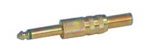 Connector Jack 6.3 mono metal gold