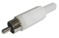 CINCH connector (plastic) white