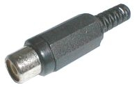 CINCH plug contact (plastic) black