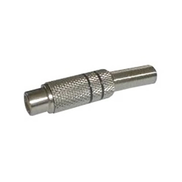 CINCH plug contact (metal, nickel) black