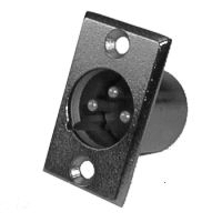 Connector MIC panel metal 3PIN