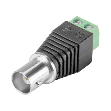 BNC socket with terminal block