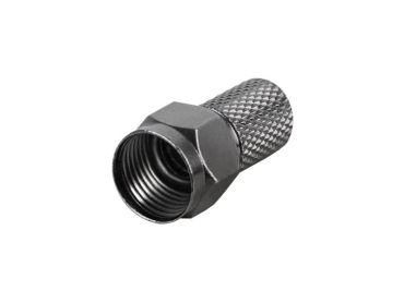 Connector F  HQ 5.0mm rubber band, black