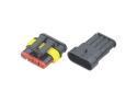 Connector with socket DJ7041-1.5-11 + DJ7041-1.5-21 4P waterproof