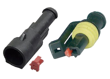 Connector with socket DJ7011-1.5-11 + DJ7011-1.5-21 1P waterproof