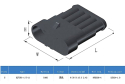 Connector with socket DJ7051-1.5-11 + DJ7051-1.5-21 5P waterproof