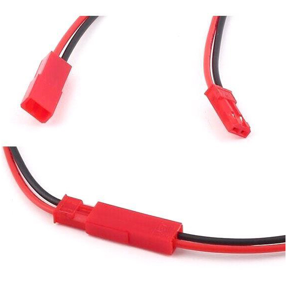 JST 2pin connector with JST-2pin socket + 10cm cable