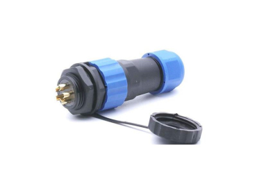 Connector and socket SP/SD20-5P waterproof for cable and panel