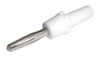 Banana plug  T110 - white