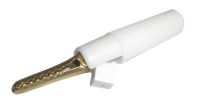 Alligator clip white