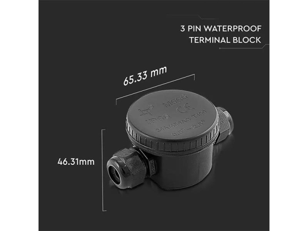 Cable connector V-TAC VT-881 black