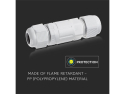 Cable connector V-TAC VT-792-W white