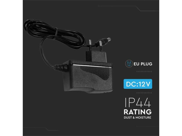 Power adapter 12V 1500mA V-TAC VT-23019