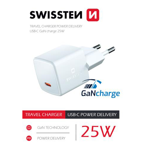 Adapter USB SWISSTEN GaN 22044100