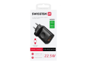 Adaptr USB SWISSTEN 1x USB 1x USB-C and Apple Watch 22045520