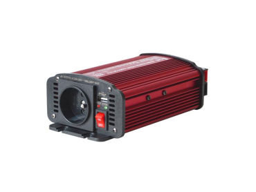 Power inverter GETI GPI 312 12V/230V 300W USB