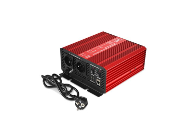 Power inverter GETI GPIU 612S 12V/230V 600W