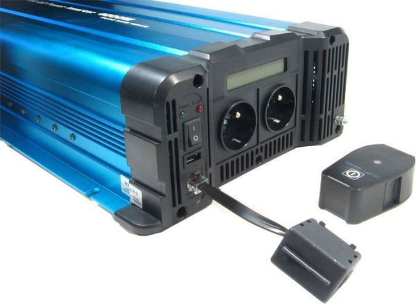 Voltage converter FS2000 48V/230V 2000W pure sine wave D.O. wireless